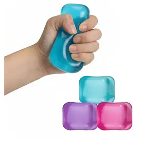 Nice Cube Super Solid Squish - Ice-Themed Cubes for Kids & Adults - Stress Relief Toys, Fidget Toys, Anxiety Relief, Sensory Play,Taba Squishies