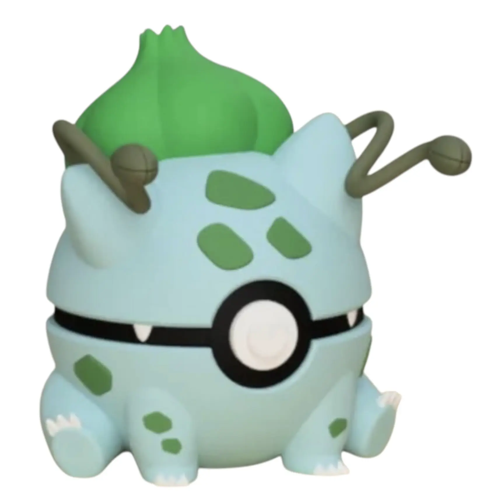 Bulbasaur - Inspired 3D Printed Poke Ball Collectible