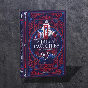 A Tale of Two Cities by Charles Dickens: Classic Literature Book Deluxe Hardcover Edition