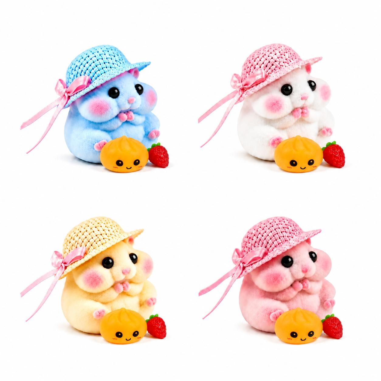 Letsssquishy Handmade Taba Hamster Squishy Toy, Ultra-Soft Silicone Squeeze Sensory Fidget Toys, Cute Mochi Desk Decor for Stress Relief, Great Gift with Mini Strawberry, Dumpling & Hat Accessories Letsssquishy Handmade Taba Hamster Squishy Toy, Ultra-Soft Silicone Squeeze Sensory Fidget Toys, Cute Mochi Desk Decor for Stress Relief, Great Gift with Mini Strawberry, Dumpling & Hat Accessories