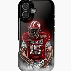 Fernando Mendoza Phone Case Cover For iPhone 17 Air X 11 12 13 14 15 16 Plus Pro Max & Samsung S Series | Indiana Football 94WIO0