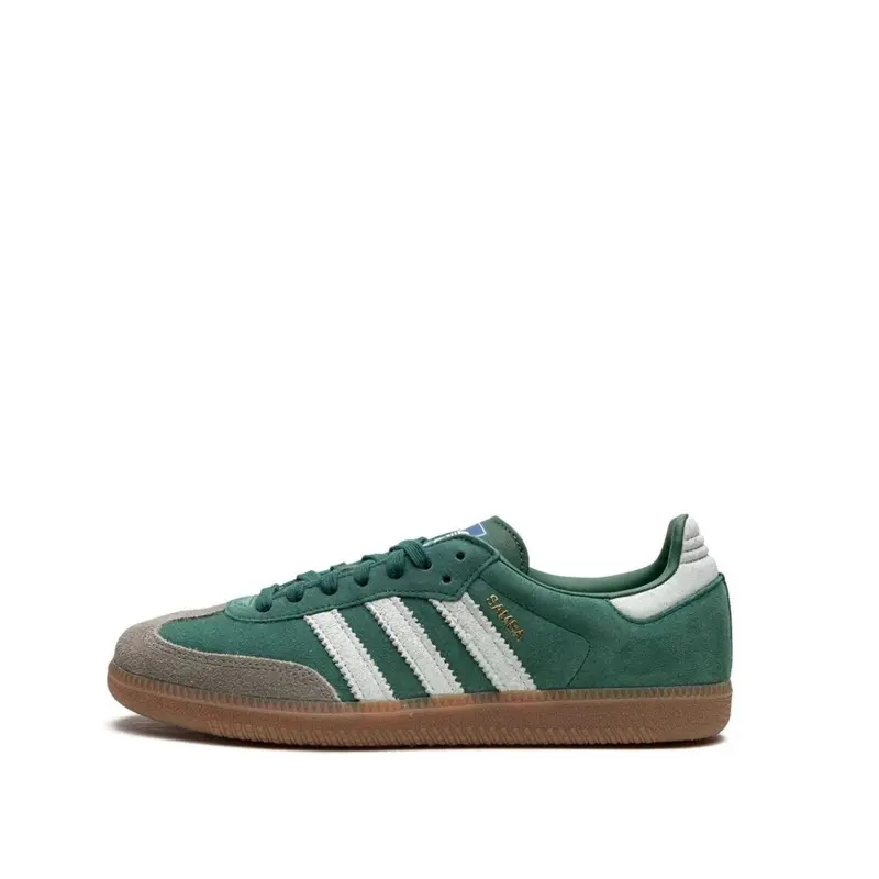 Adidas Samba OG Men's Collegiate Green Gum Grey Toe Rubber Trainer - Comfortable Daily Casual Walking Shoes, Sports Shoes, Athletic Footwear, Athletic Trainer Sneaker, Retro