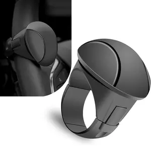 Silicone Steering Wheel Knob, Easy-To-Hold Design, 360-Degree Smooth Rotation, Durable and Comfortable, Suitable for Most Vehicles