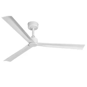 Parrot Uncle 50 Inch Erica Modern Downrod Mount Ceiling Fan with Remote Control