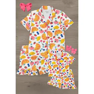 Mom & Me - Fruit Waffle Knit Pajamas