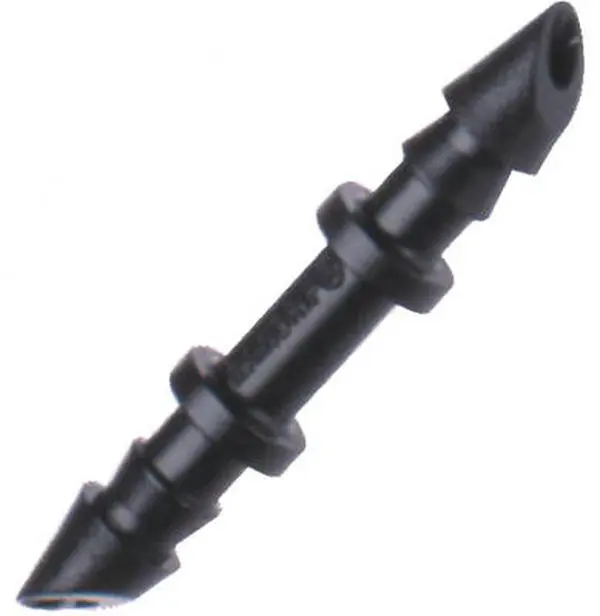 Raindrip Garden Water Hose Connectors - 0.25 in. Double Barb Design, High-Pressure, 50 Pack Bulk (Model 312050B) with Attachments for Outdoor Home Improvement Garden Watering & Irrigation