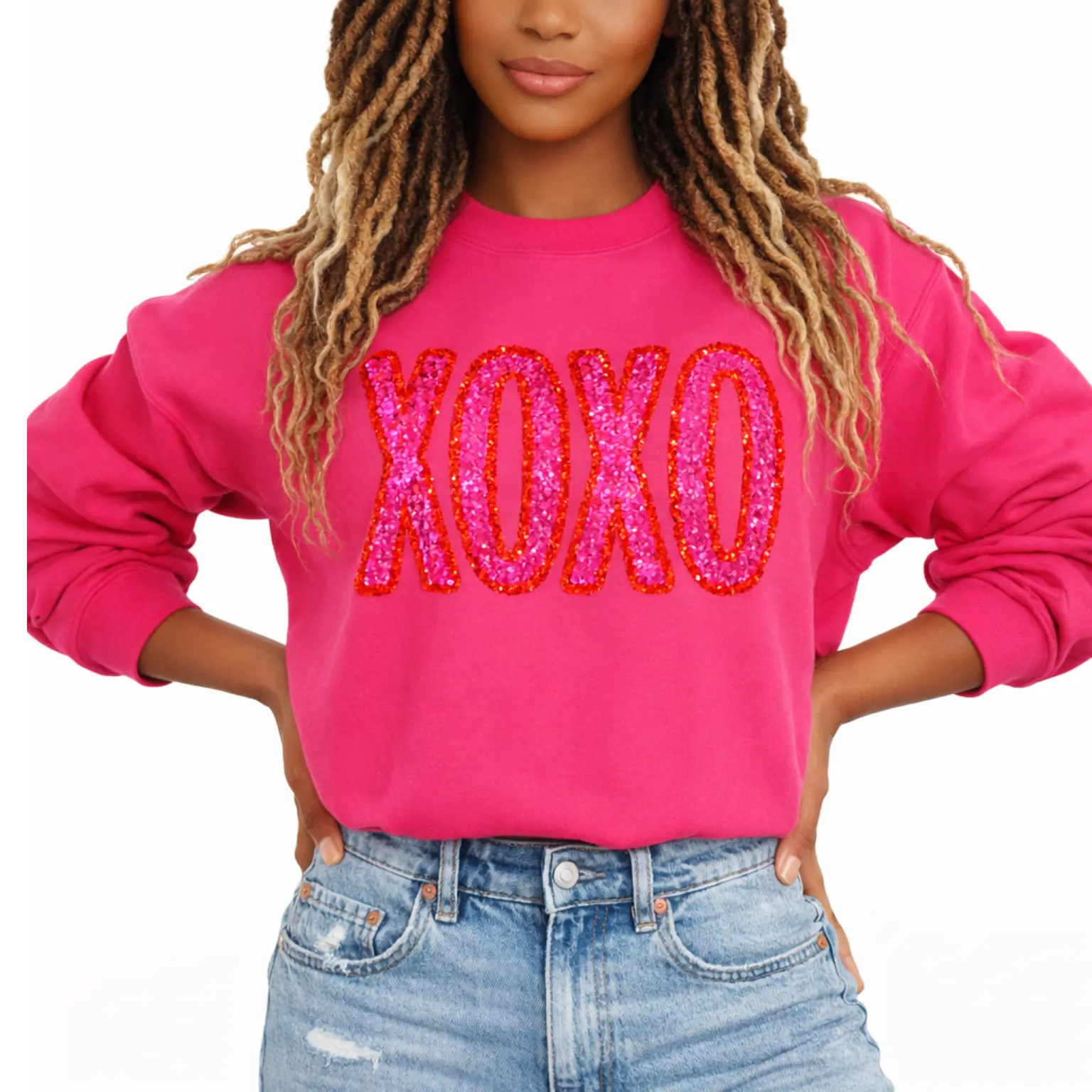 Sweety XOXO Sweatshirt (Pink)