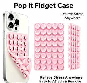 PopGrip iPhone Accessory – Smartphone Fun Fidget Suction Pads, Stress Relief & Hands-Free Stand  Cellphone  for Selfies and Videos, Phone Accessories Portable