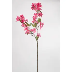 35" Silk Cherry Blossom Spray Fuchsia