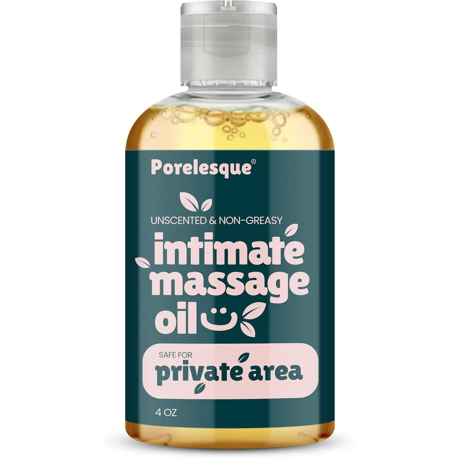 Intimate Massage Oil Safe for Genitals - Date Night Oil for Couples, 4oz