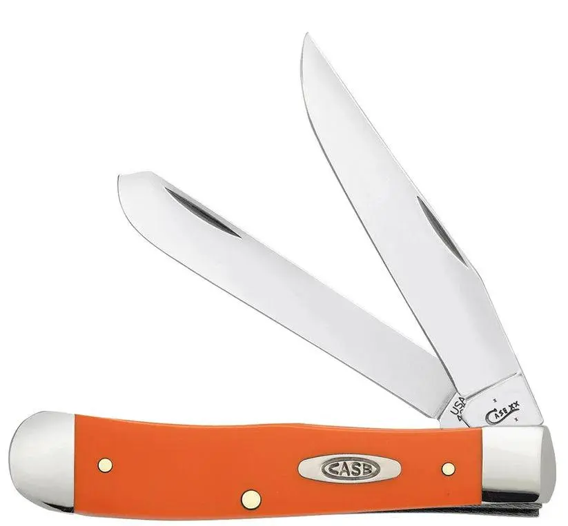 Case Orange Synthetic Trapper Utensils Blade