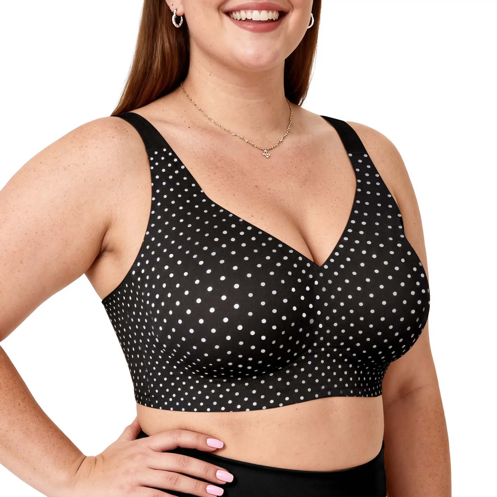 Black White Polka Dot
