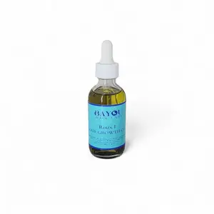 Bayou Hair Care Roux I Hair Growth Oil - Herbal Thickening Regrowth Formula with Rosemary & Organic Ingredients for Stronger Healthier Hair 55ml Haircare Solution, Hair Growth Accelerator, Thicker Hair