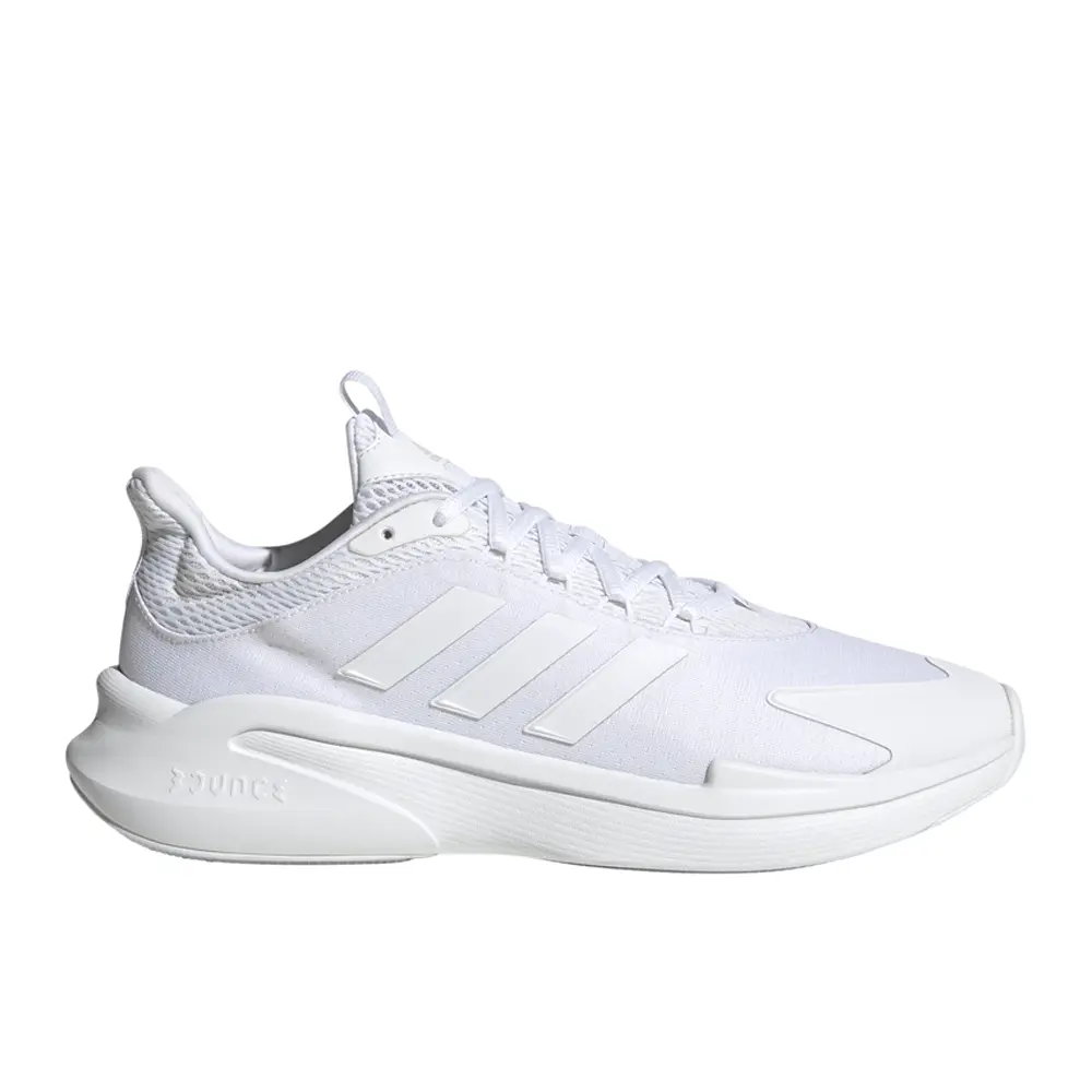 adidas Mens Alphaedge Lace Up Sneakers Shoes Casual - White