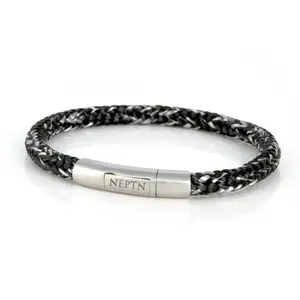 NEPTN Rope Bracelet - SAILOR Neptn Pro STEEL 6 R - Made of Dutch Sailing rope, 6mm diameter, strong stainless steel closure