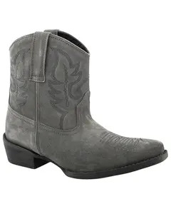 Women's Dusty Ii Cow Suede Western Booties Snip Toe - 09-021-0191-3095 Gy