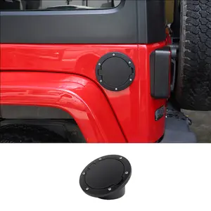 For 2007-2017 Jeep Wrangler JK Exterior Fuel Filler Door Gas Tank Cap Cover