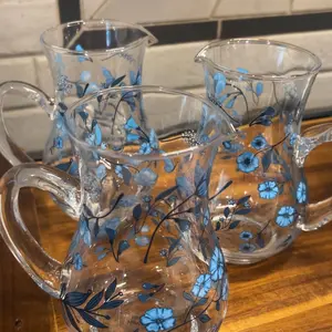 Temp-tations Set of 3 Glass Mini Pitchers