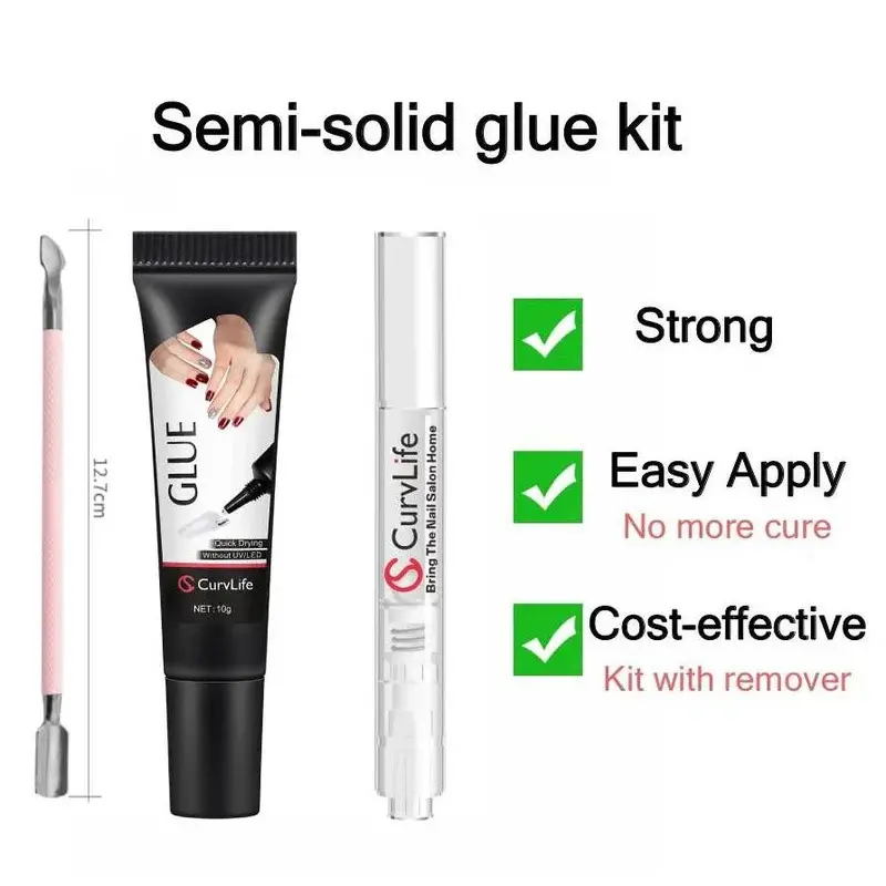 Semi-solid glue kit
