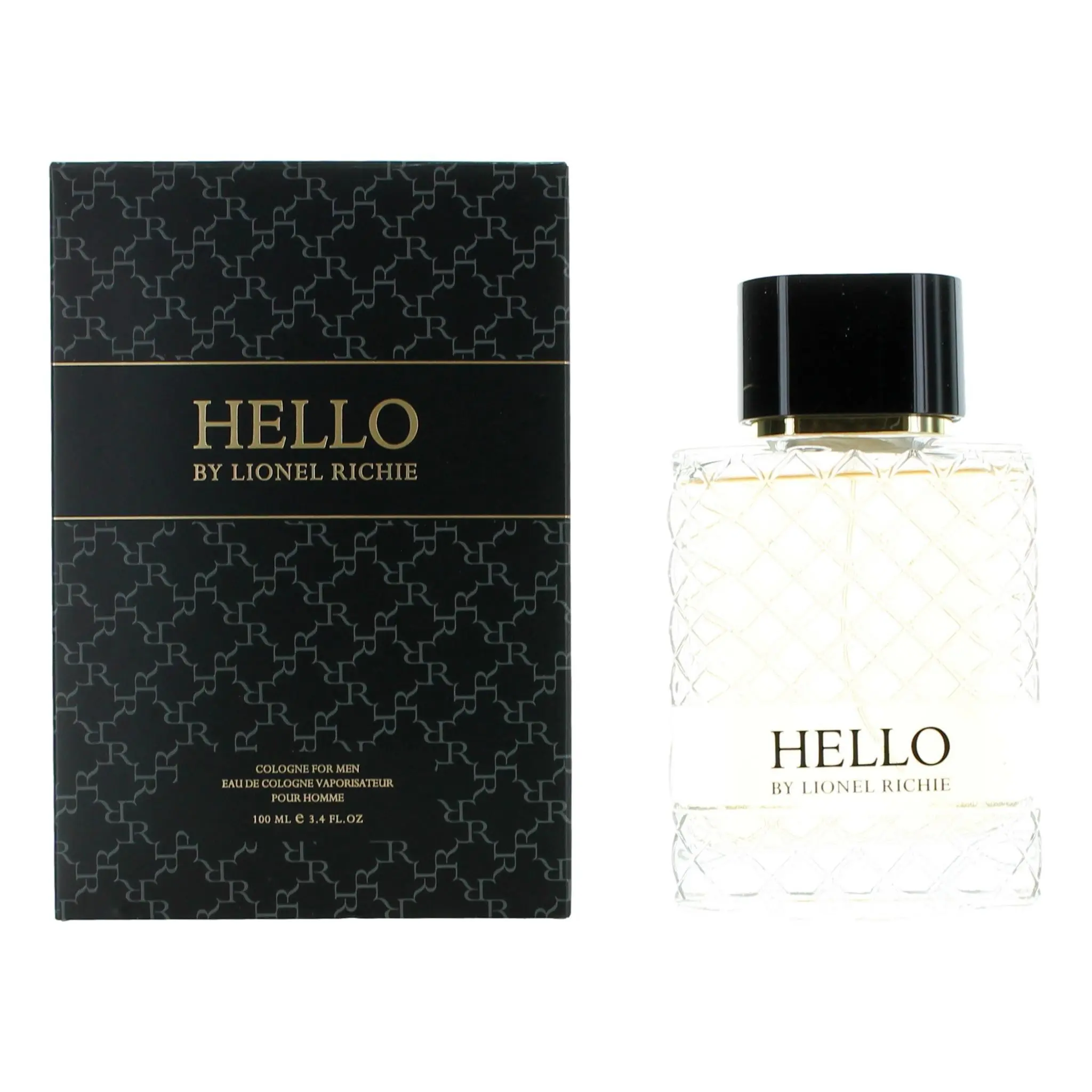 Hello by Lionel Richie Men's Sultry EDC Fragrance, 3.4 oz Eau de Cologne Spray with Grapefruit, Lemon, Light and Welcoming Notes