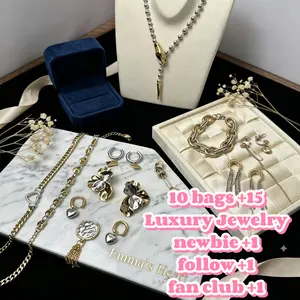 Emma's Heart | Costume Jewelry Sets (Buy 10 Get 15 Free) - 316L Titanium Steel, Waterproof & Tarnish-Free