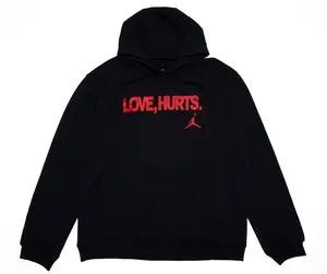Nike Men's Jordan Jalen Hurts Love Hurts Hoodie Black, from StockX