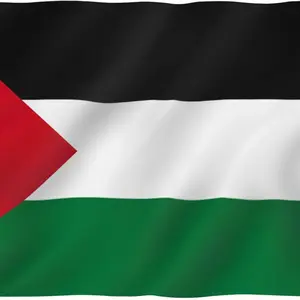 Fly Breeze 3x5 Foot Palestine Flag - Vivid Color and Fade proof - Canvas Header and Double Stitched - Palestinian Flags Polyester with Brass Grommets 3 X 5 Ft