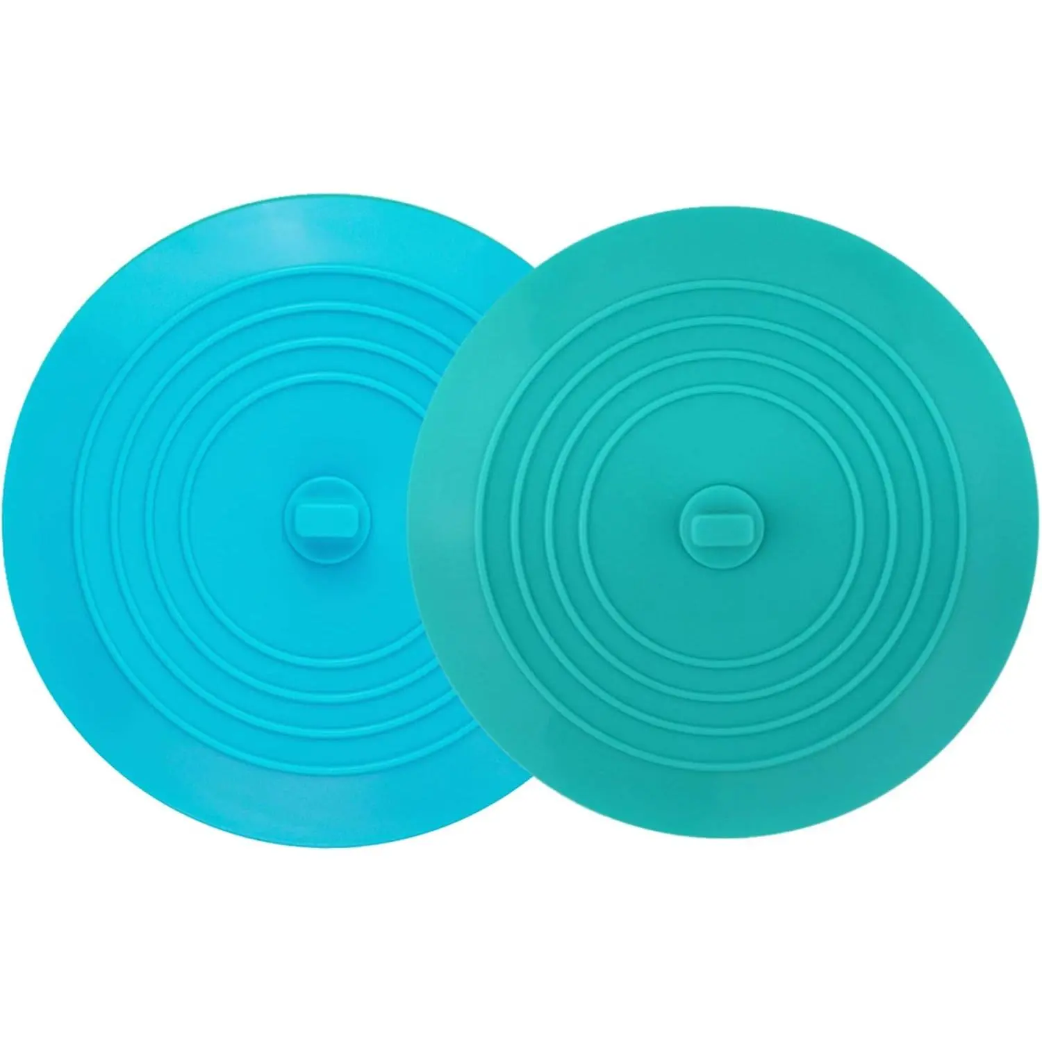 2 Pack 6" Bathtub Tub Drain Cover Stopper, Large  Suction Bathroom Drain Plug Hair Stopper, Bathroom Accessories for Kitchen and Laundry