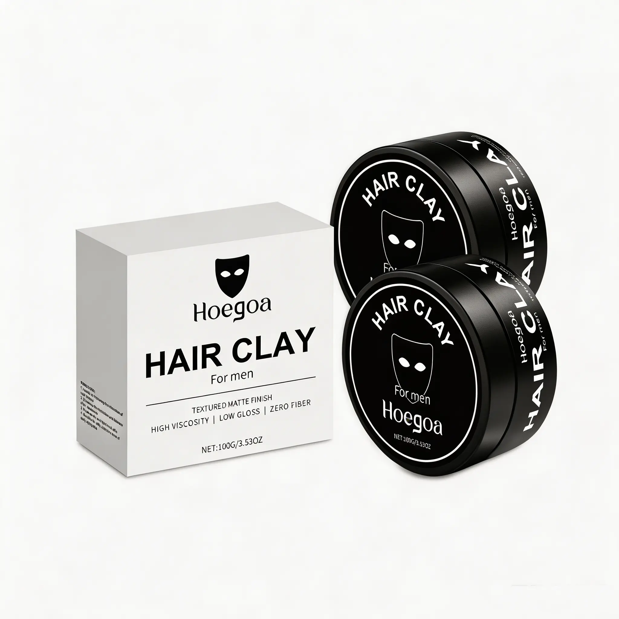 【Buy 1 Get 1 Free】 Men's Hair Styling Clay, Easy to Apply, Instant Texture & Volume, Strong Hold, Matte Finish Hair Mousse Gel Paste essential