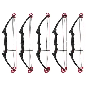 Genesis Archery Original Adjustable Right Handed Compound Bow, Black (5 Pack)