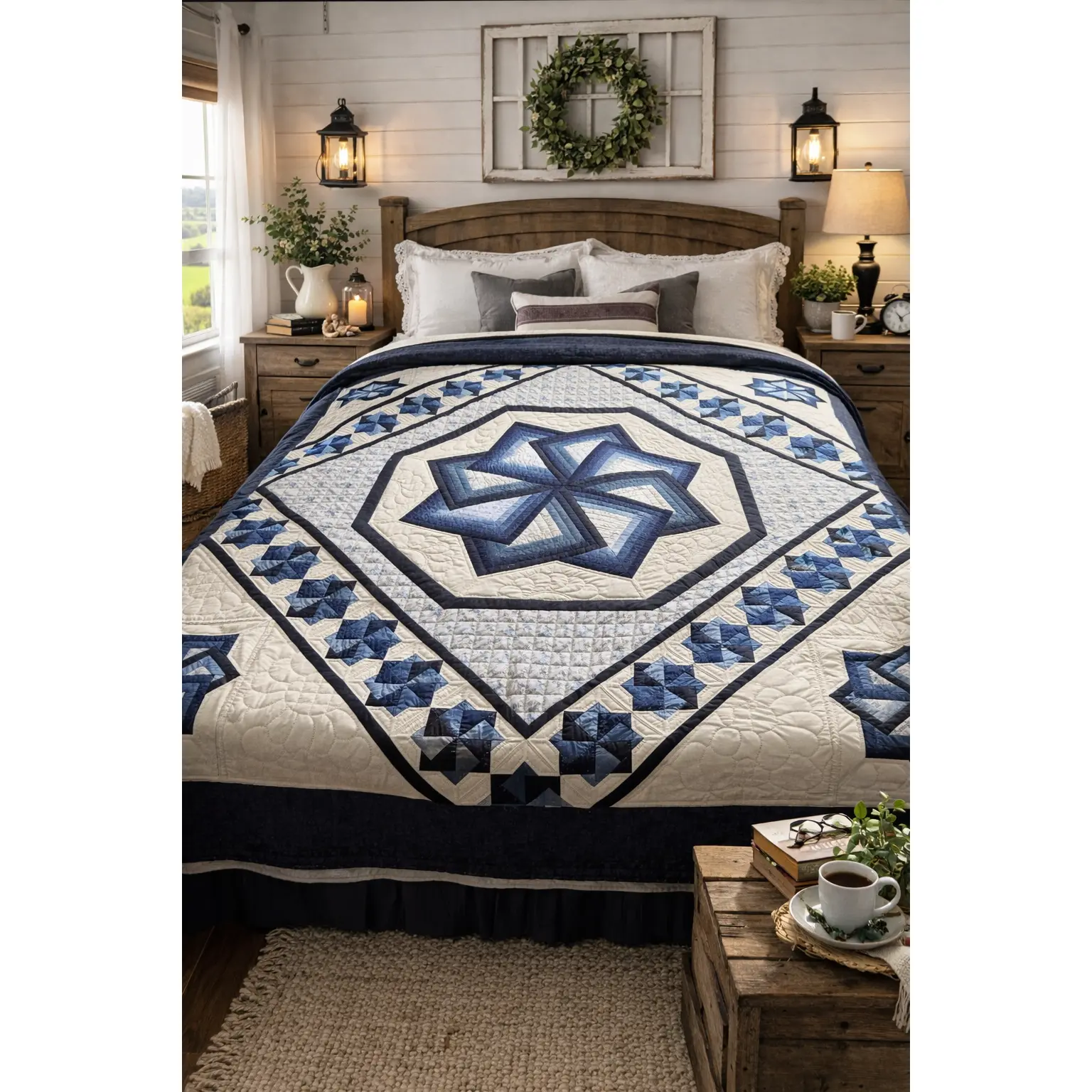Amish Quilt (Spinning Star) Amish Quilt (Spinning Star)