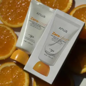 Product Review of [Anua Official Shop] Zero-cast Moisturizing Finish Sunscreen (50ml) ｜SPF 50, korean sunscreen, sun protection, waterproof, no white cast, lightweight, korean skincare, makeup longevity, KPop Demon Hunters Limited Edition Version from M**a