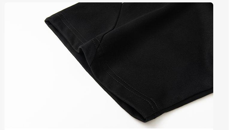 Men's Ultra Flow Short Sleeve T-Shirt for Summer, Raglan Sleeves, Visible Stitching, Letter Print, Loose Fit, Crew Neck — 26–366