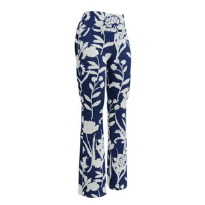 Women Flare leggings floral pattern flare leggings