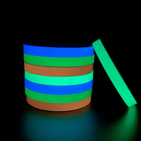 Multicolored UV Light Reactive Decorative Stickers, Creative and Fun Art Tapes, Blacklight Reactive Tape for Home Decoration, Party, Festival and Celebration Atmosphere, Bar, Stage Performance Props, Glow in The Dark Wall Stickers, Luminous Home Decor