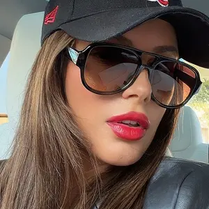 Wild Cherry Sunglasses - Unisex Minimalist Square Frame Trendy Protective Eyewear for Stylish Unisex Wear Modern Aesthetic Functional Accessory