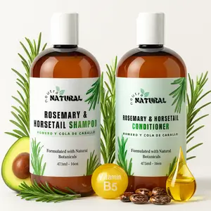 Natural Ingredients Hair Growth Bundle - Rosemary , Horsetail & Avocado Oil Shampoo & Conditioner for Scalp Health & Strength-NEUTRA NATURAL- No Parabens, Sulfates or Artificial Colors - 16oz Each - Haircare