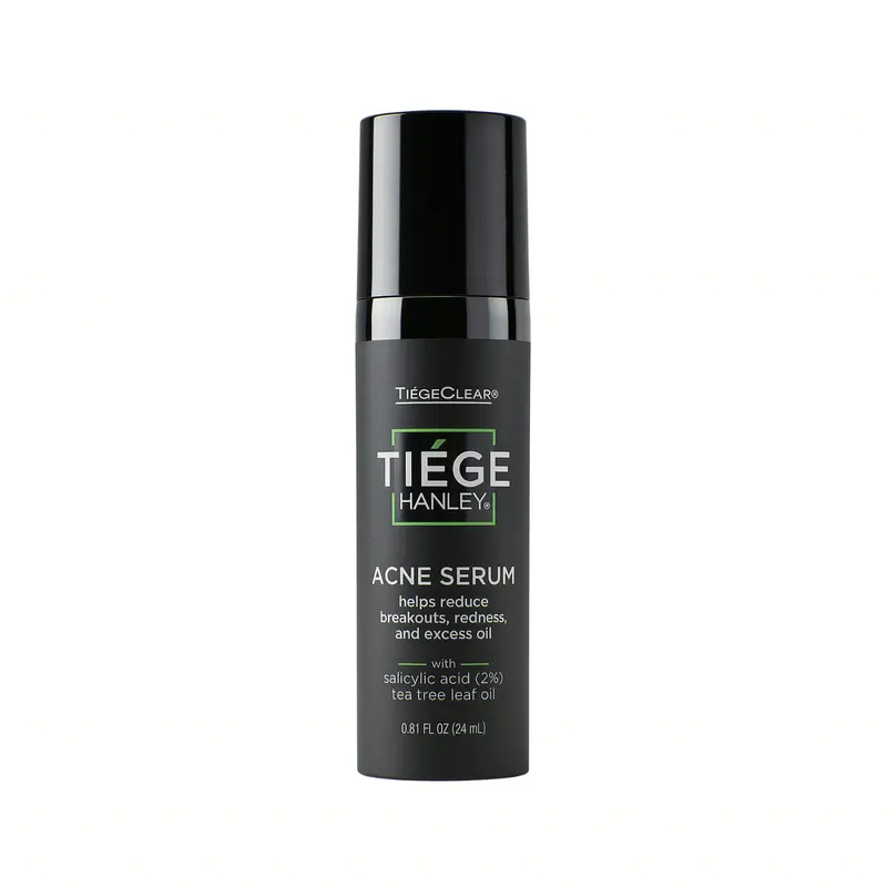 Tiege Hanley 2% Salicylic Acid Acne Serum - Tea Tree + Squalane + Niacinamide - Blackheads + Redness + Oily Skin
