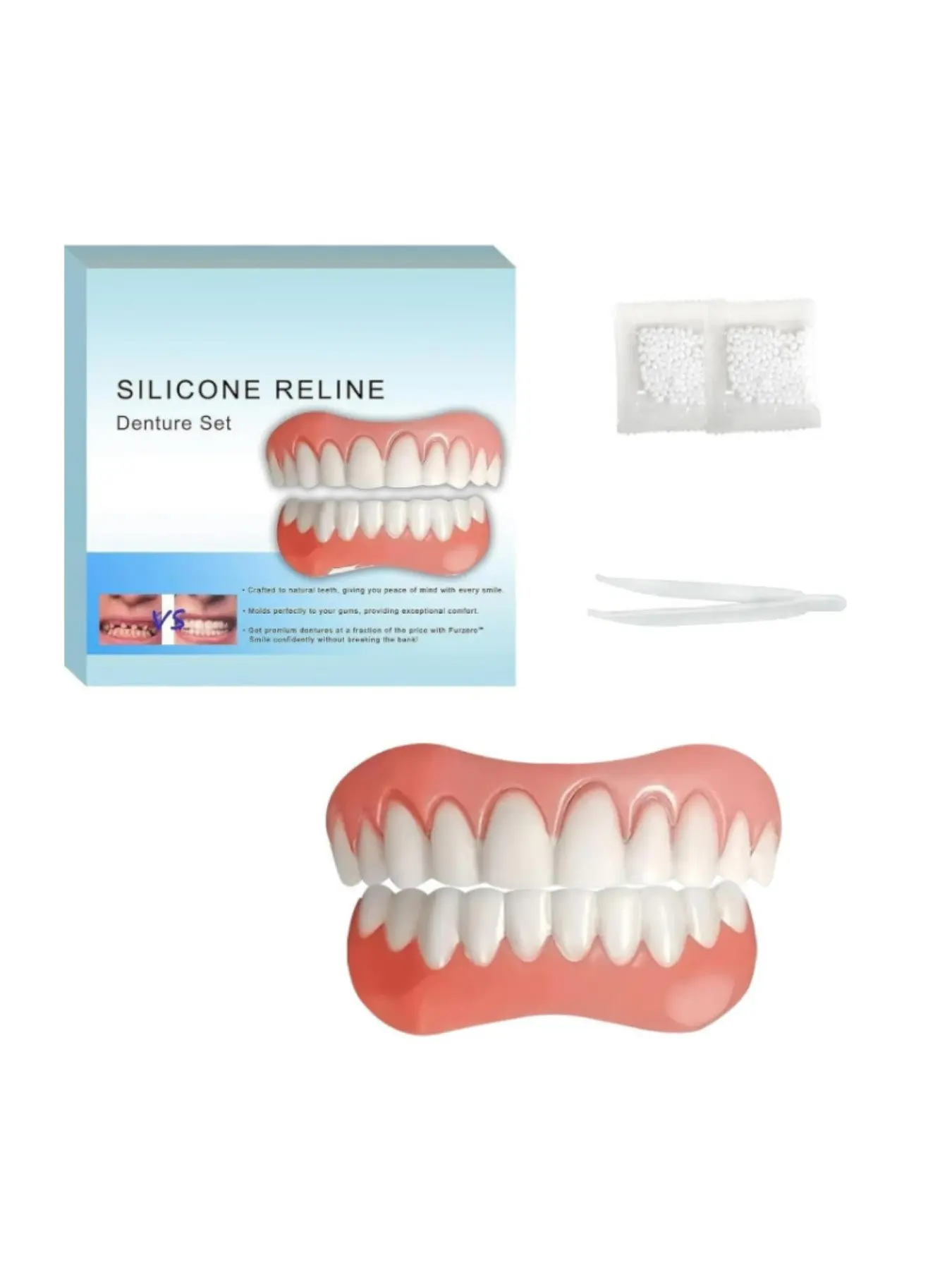 ジェルアップ smile...ywページ Instantsmile Realistic Teeth Veneers, Smile Fake Teeth Shape
