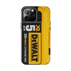 DEWALT Jobsite Radio iPhone Case Compatible with iPhone 17 16 15Pro, 14, 13, 12, 11, 8, XR Mini, Pro Max, Plus & SAMSUNG GALAXY 21 S22 S23 S24 25 ULTRA PLUS Accessories Protection unisex