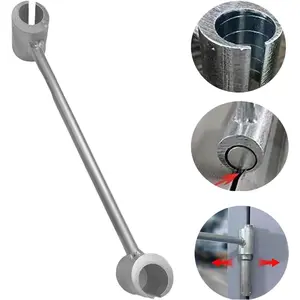 2 Pcs Hinge Gap Adjustment Wrench, Door Hinge Adjustment Tool Kit (14-19mm and 23-25mm), Heavy Duty Door Hinge Repair Tool for Precise Door Hinge Alignment,Suitable for Fire Doors, Security Doors Hardware Industrial Metal