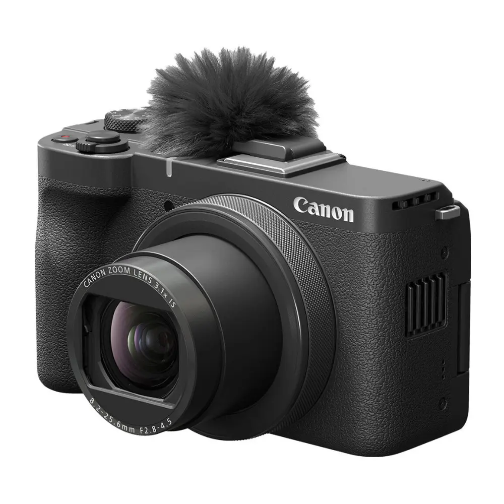Canon PowerShot V1 22.3MP 4K Digital Camera Kit with Tripod Grip and Mic (Black)