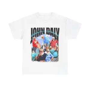 John Daly Pro Golf Graphic T-Shirt Men’s Soft Cotton  – Breathable, Comfortable Everyday Top