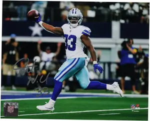 Javonte Williams Dallas Cowboys Autographed "8 x 10" Touchdown Run Photograph - Fanatics Authentic Certified
