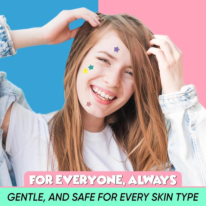 Hydrocolloid Acne Patch, 432pcs/box Pimple Patch Pink Blue Heart Shaped Acne Cover Patch, Facial Skin Care Product for Women & Men, Skincare, Acne Stickers