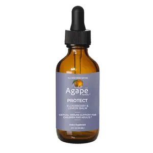 Agapē Protect - Organic Liquid Elderberry Tincture Immune Support Dietary Supplement for Immunity, Wellness & Healthcare