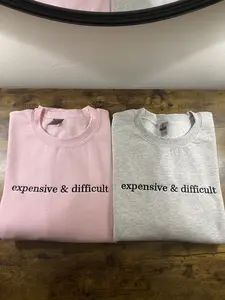 Expensive and Difficult Embroidered Crewneck Sweatshirt