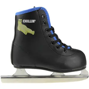 American Little Rocket Double Runner Ice Skates - Boy's Black (9)
