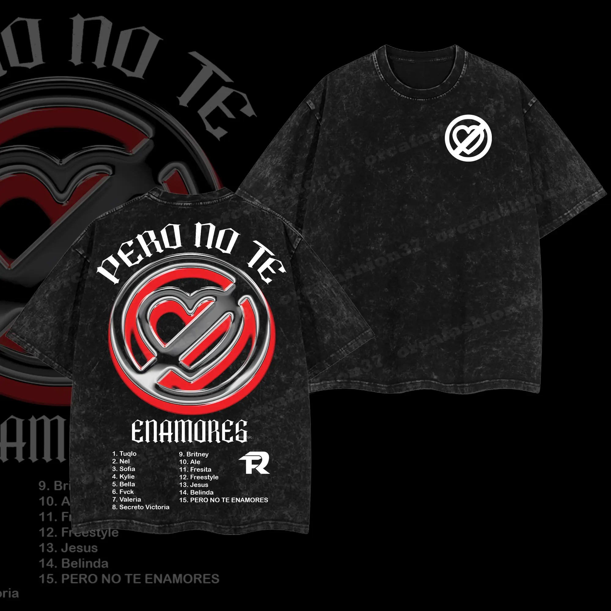 Vintage Fuerza Regida Pero No Te Enamores Album 2.05 Graphic T-Shirt, Tatino Streetwear Fashion, Regional Mexicano Shirt, Fuerza Regida Merch, Menswear Top Y2K Mexico, Pepper Comfort Colors