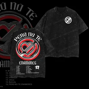 Vintage Fuerza Regida Pero No Te Enamores Album 2.05 Graphic T-Shirt, Tatino Streetwear Fashion, Regional Mexicano Shirt, Fuerza Regida Merch, Menswear Top Y2K Mexico, Pepper Comfort Colors